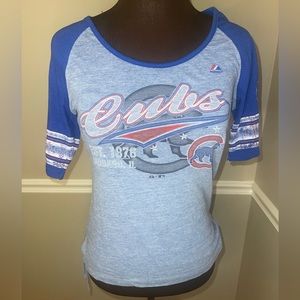Majestic Chicago Cubs Womens T Shirt Sz M‎